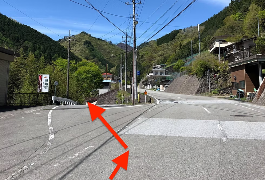 奥多摩方面からお越しの方へ